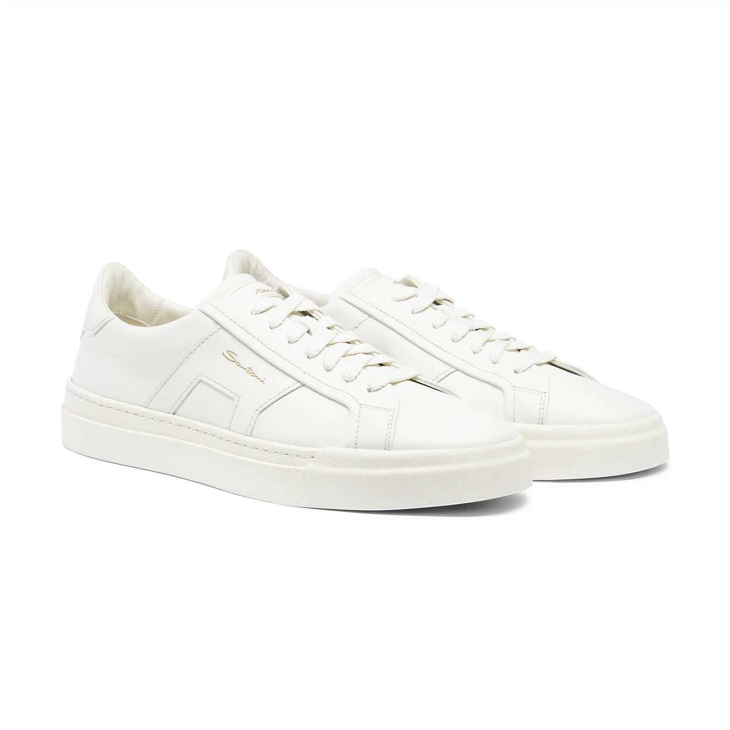 DOUBLE BUCKLE WHITE SNEAKER