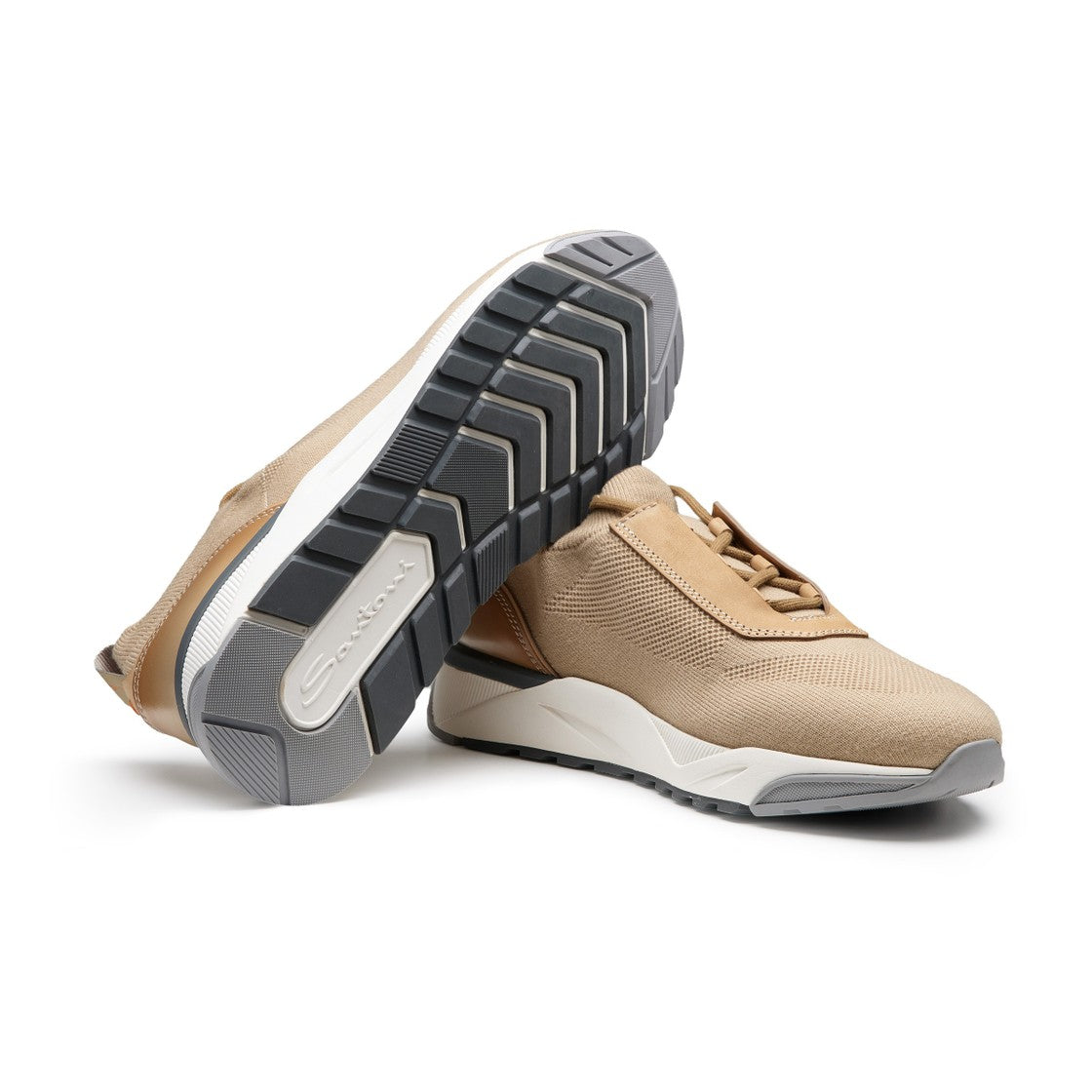 KNIT BEIGE SNEAKER