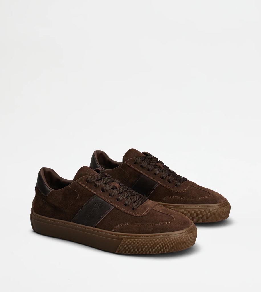 TOD'S SNEAKERS SUEDE BROWN