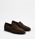 TOD'S SUEDE LOAFERS BROWN