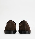 TOD'S SUEDE LOAFERS BROWN