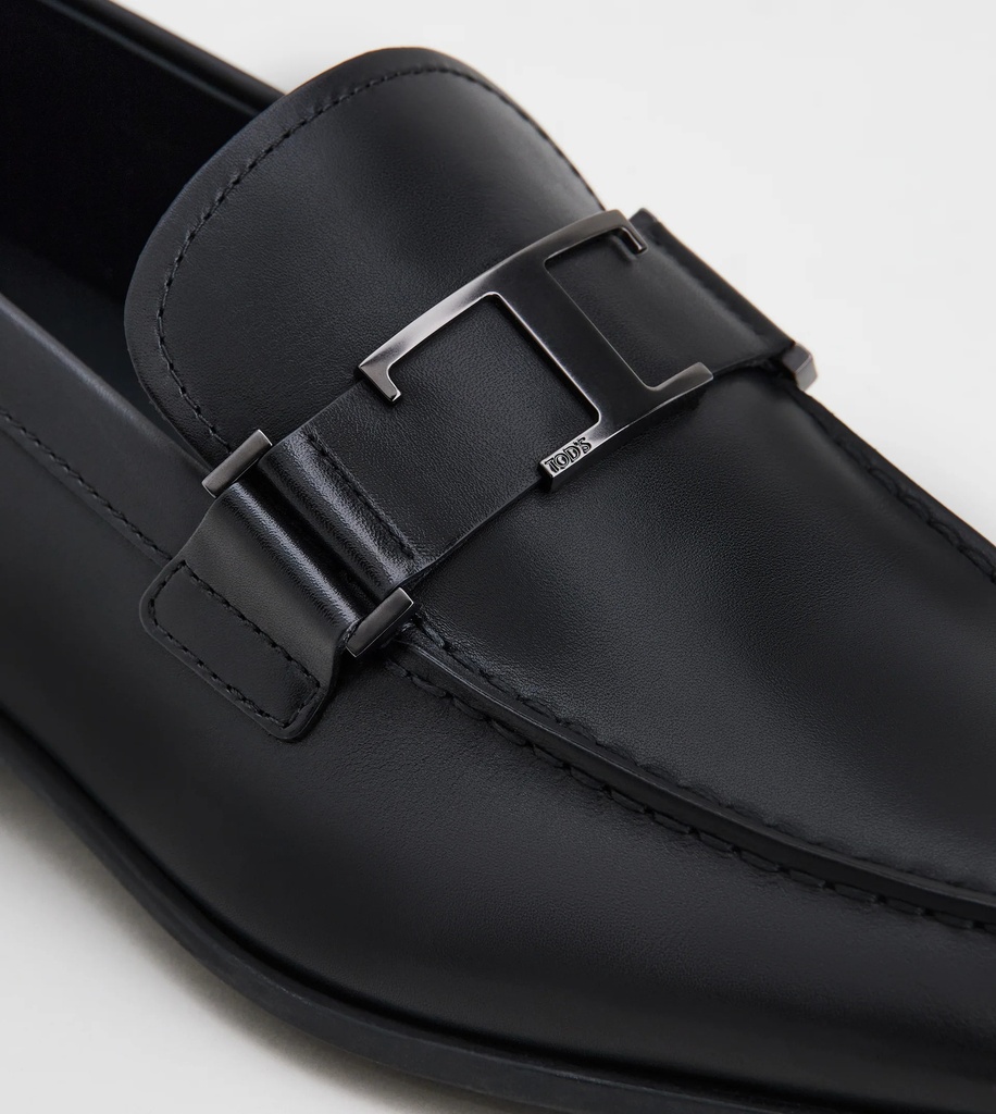 TOD'S TIMELESS T BLACK LOAFERS