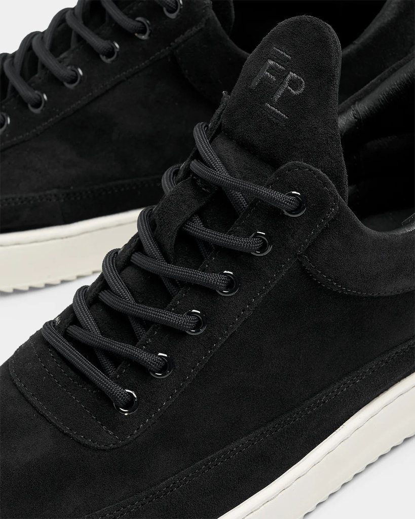 LOW TOP ORGANIC SUEDE BLACK