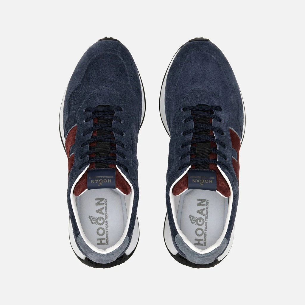 H601 BLUE BURGUNDY