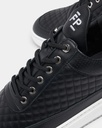 LOW TOP QUILTED JET BLACK