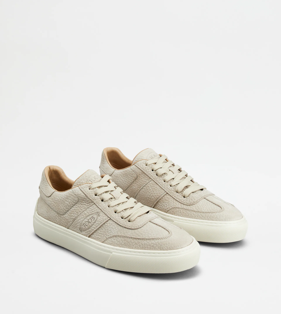 TOD'S NUBUCK BEIGE SNEAKERS