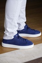 MEN’S BLUE SUEDE SNEAKER