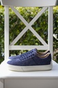 TOD'S NUBUCK NAVY SNEAKERS