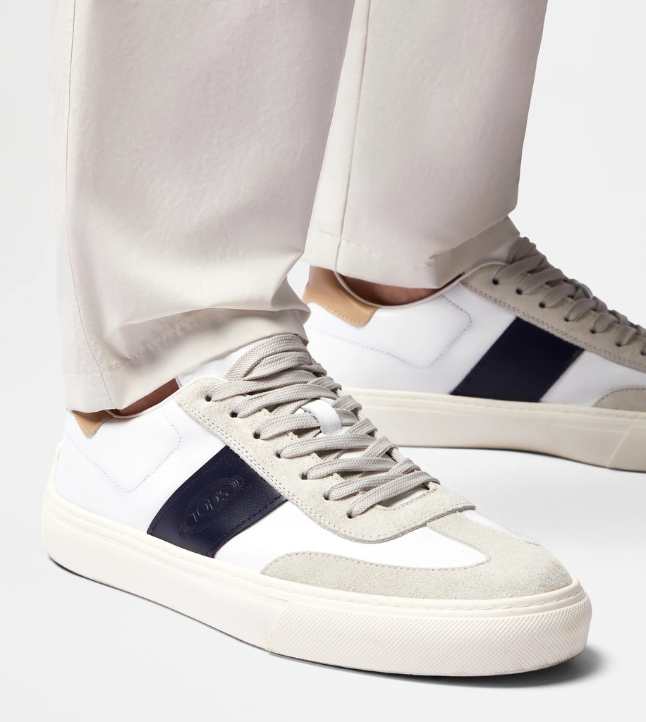 TOD'S WHITE MULTICOLOR SNEAKERS