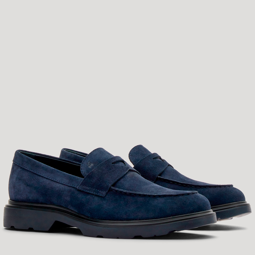 SUEDE LOAFERS