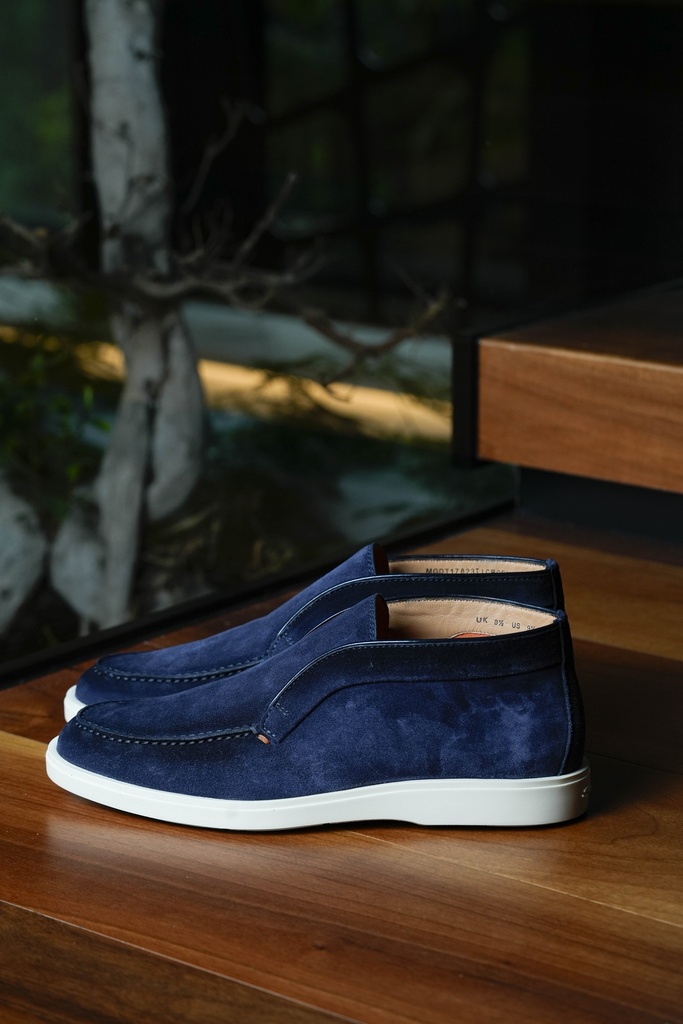 MEN’S BLUE SUEDE DESERT BOOT