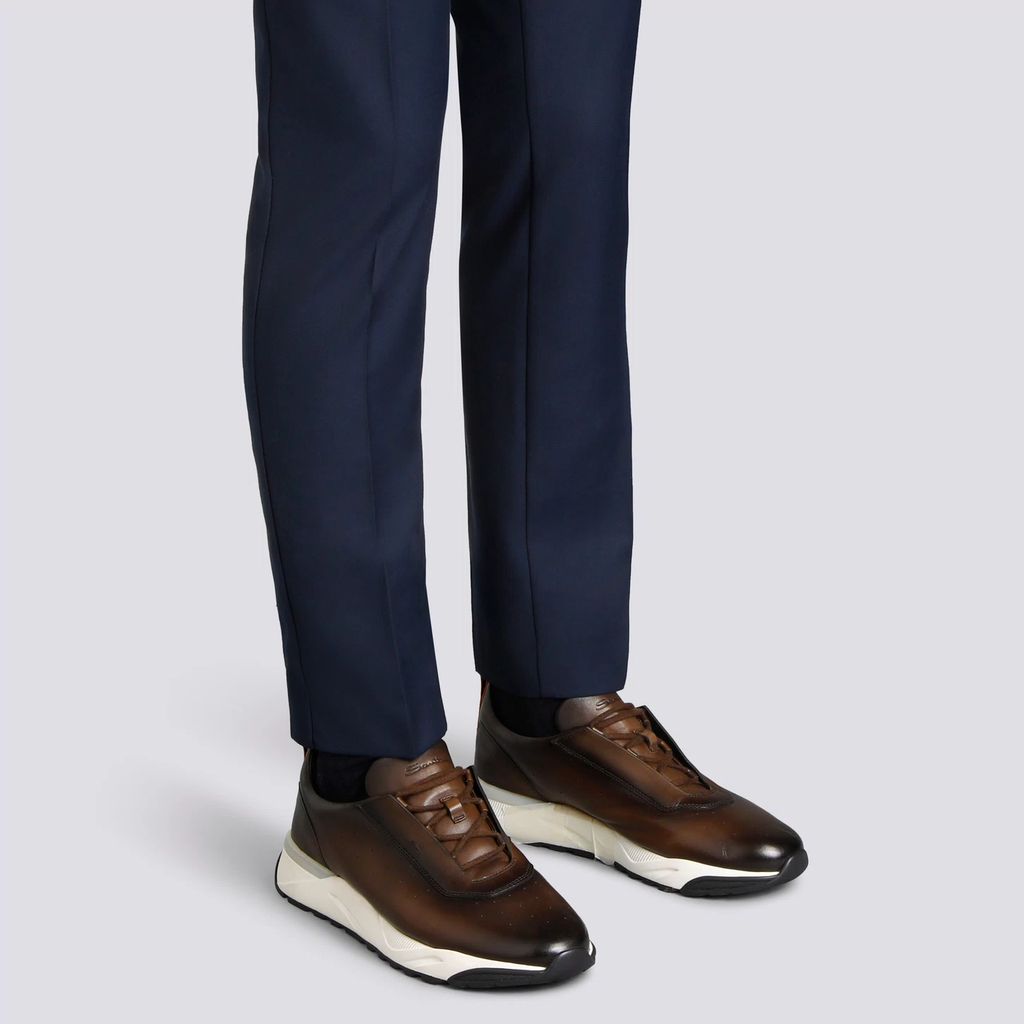 MEN’S BROWN PREMIUM LEATHER SNEAKER