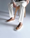 MEN'S HERITAGE BROWN LEATHER SNEAKER
