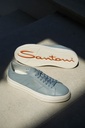 MEN'S LIGHT BLUE DOUBLE BUCKLE SNEAKER