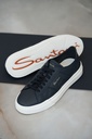 MEN'S BLUE DOUBLE BUCKLE SNEAKER