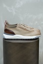 MEN’S BEIGE NUBUCK LEATHER SNEAKER