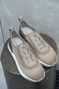 MEN’S BEIGE NUBUCK LEATHER SNEAKER