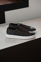 MEN'S HERITAGE BROWN LEATHER SNEAKER