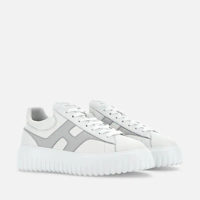 H - STRIPES WHITE/GREY