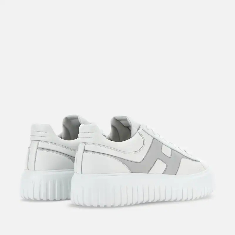 H - STRIPES WHITE/GREY