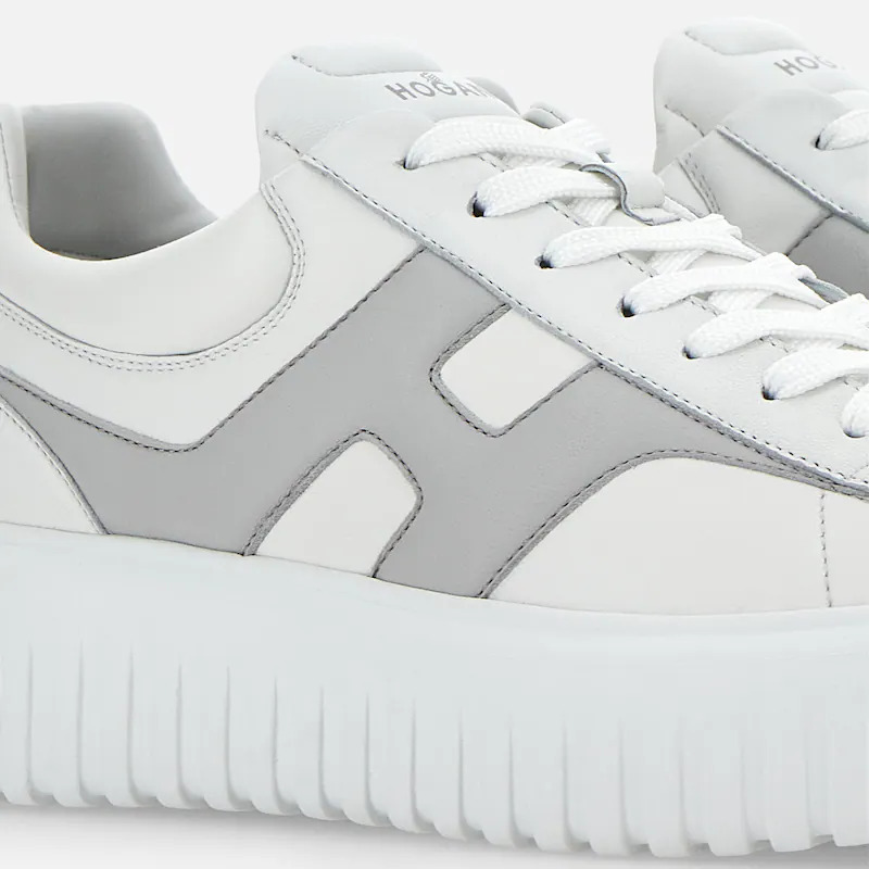 H - STRIPES WHITE/GREY