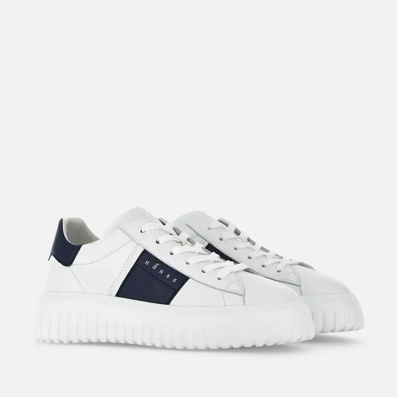 H - STRIPES WHITE/BLUE