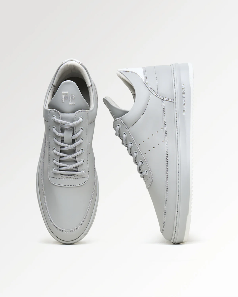 LOW TOP BIANCO ALL GREY