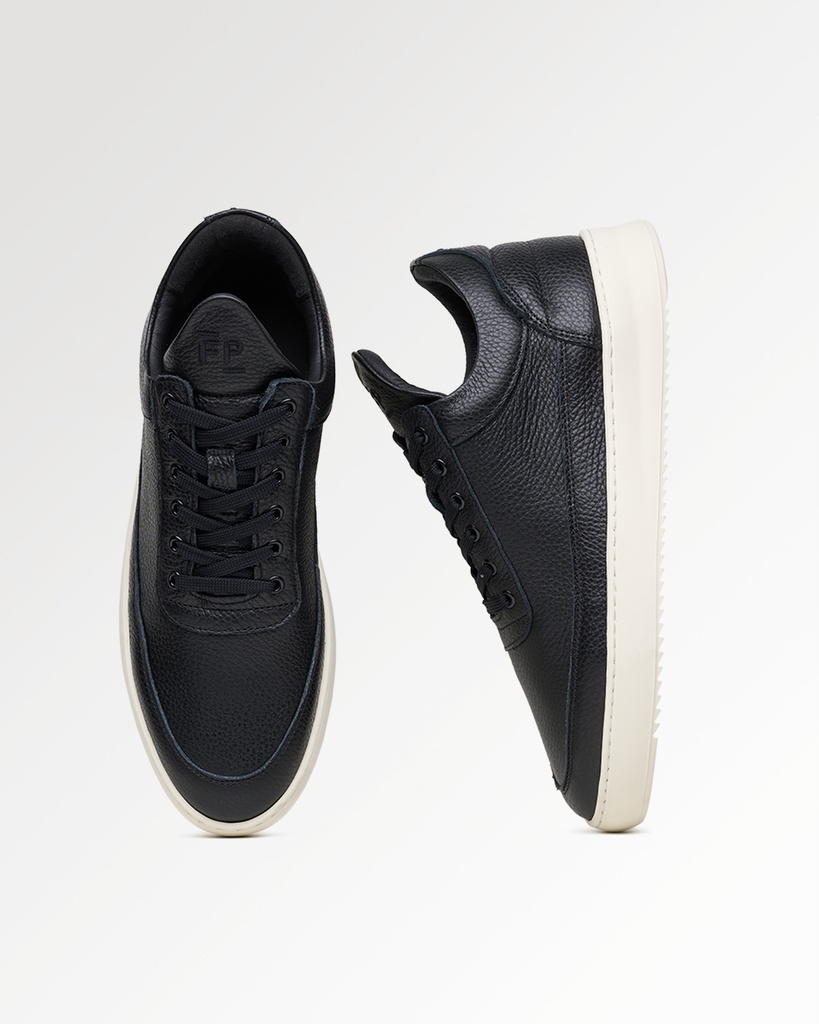 LOW TOP GRAIN BLACK