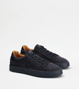 TOD'S BLUE PASHMY SUEDE SNEAKERS