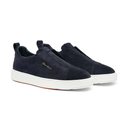 MEN'S BLUE SUEDE SLIP-ON SNEAKER