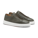 MEN'S GREEN TUMBLED LEATHER SNEAKER