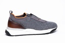 MEN’S GREY STRETCH KNIT SNEAKER
