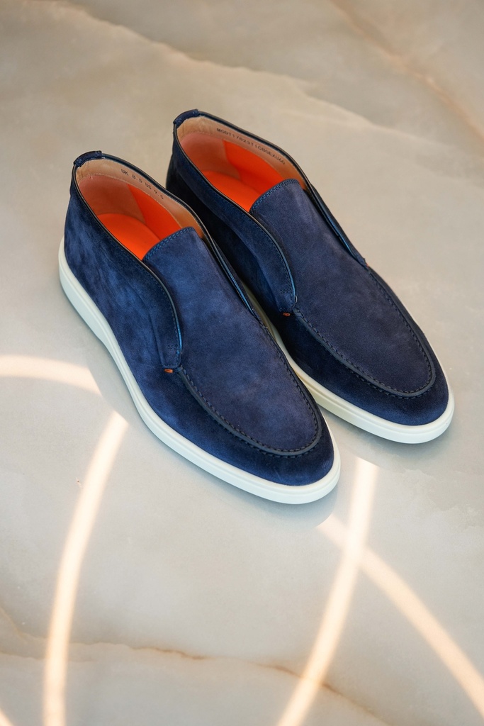 MEN’S BLUE SUEDE DESERT BOOT