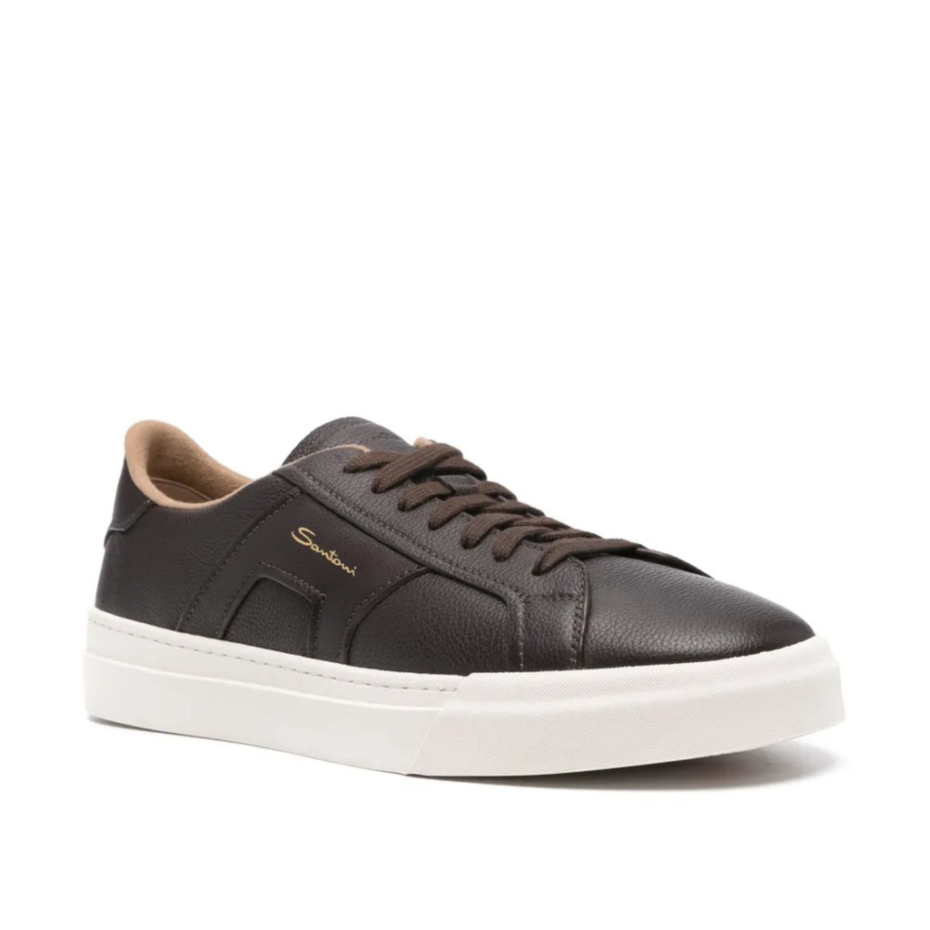 MEN’S BROWN DOUBLE BUCKLE SNEAKER