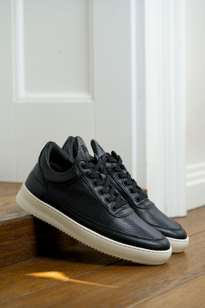 LOW TOP GRAIN BLACK