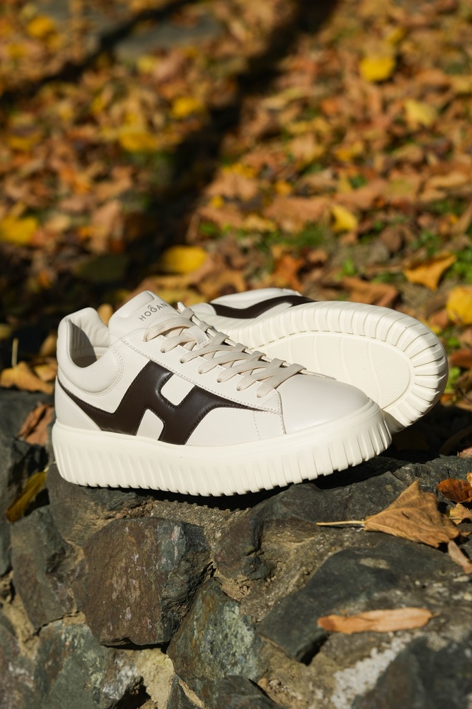 H - STRIPES IVORY BROWN