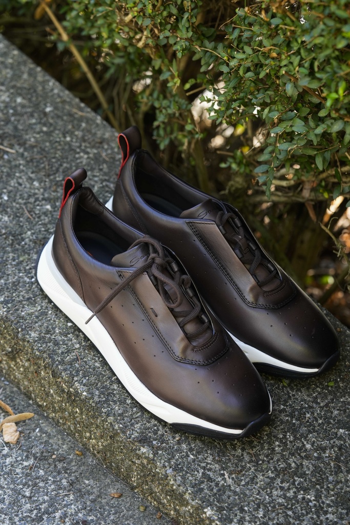 MEN’S BROWN DEER LEATHER SNEAKER