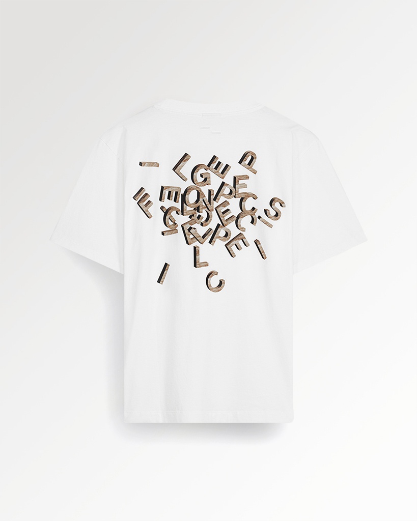 T-SHIRT ALPHABET TRAVERTINE