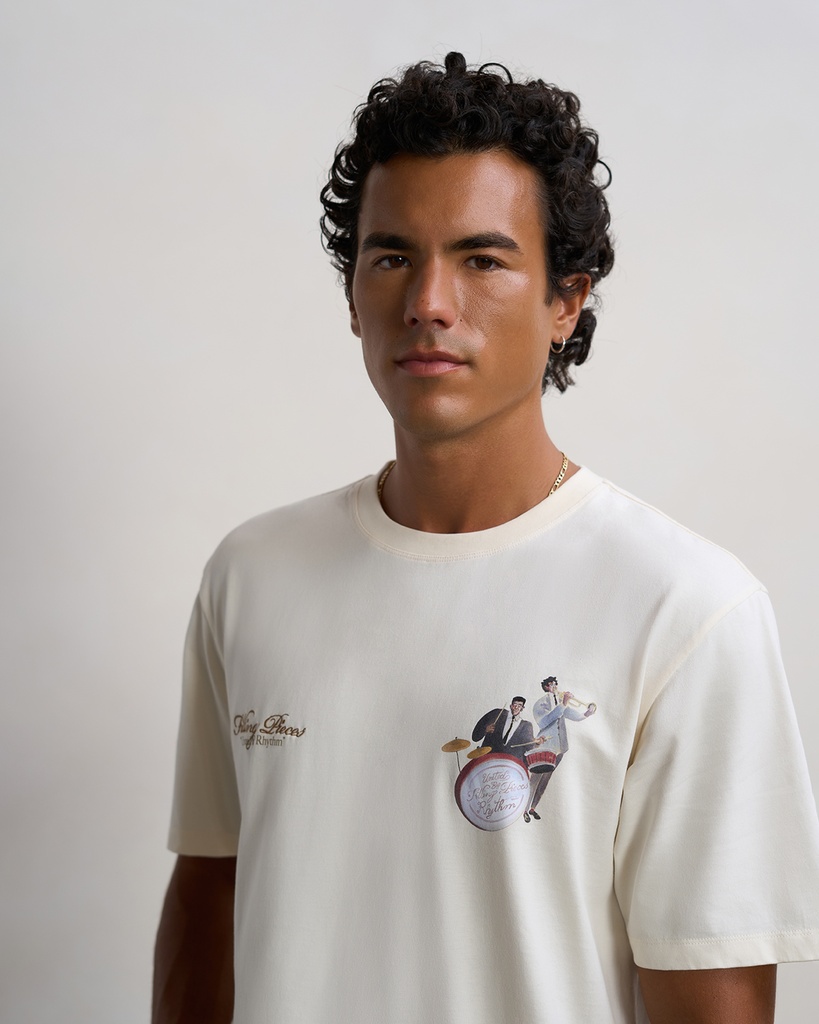 T-SHIRT BAND ANTIQUE WHITE