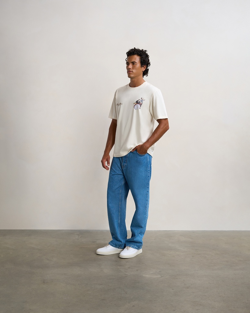 T-SHIRT BAND ANTIQUE WHITE