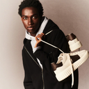 H - STRIPES IVORY BROWN