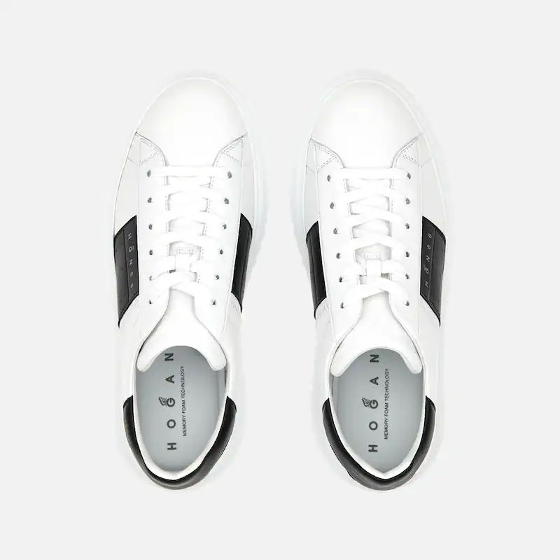 H - STRIPES WHITE/BLACK