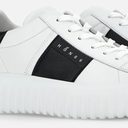 H - STRIPES WHITE/BLACK