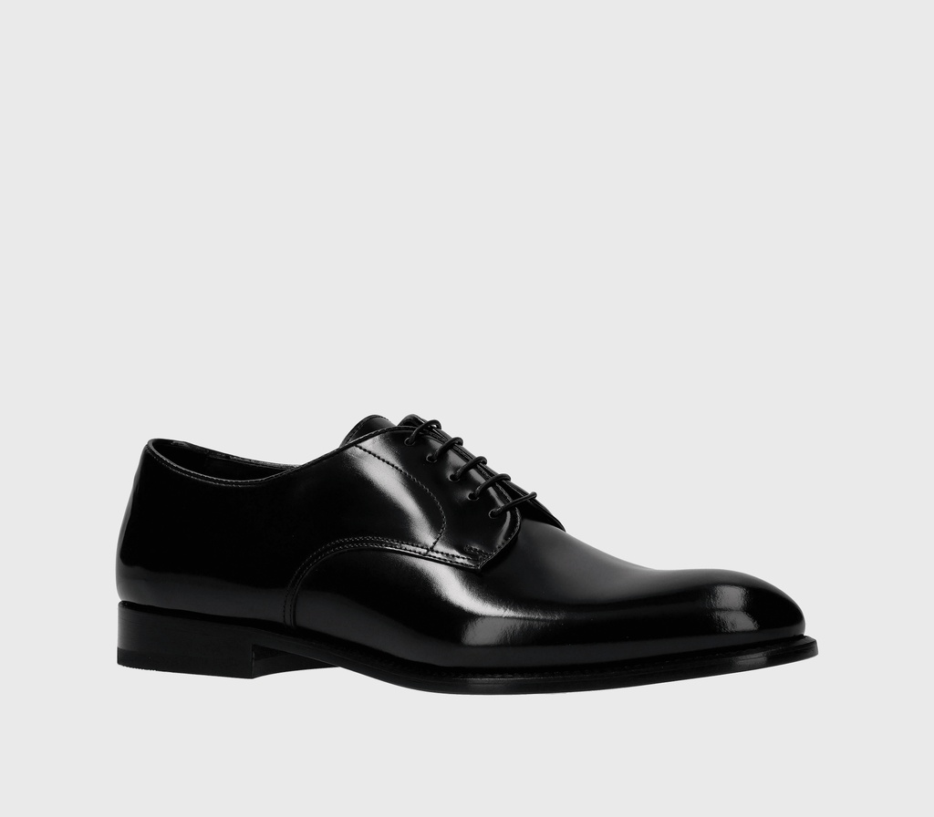 DERBY BLACK LACE-UP