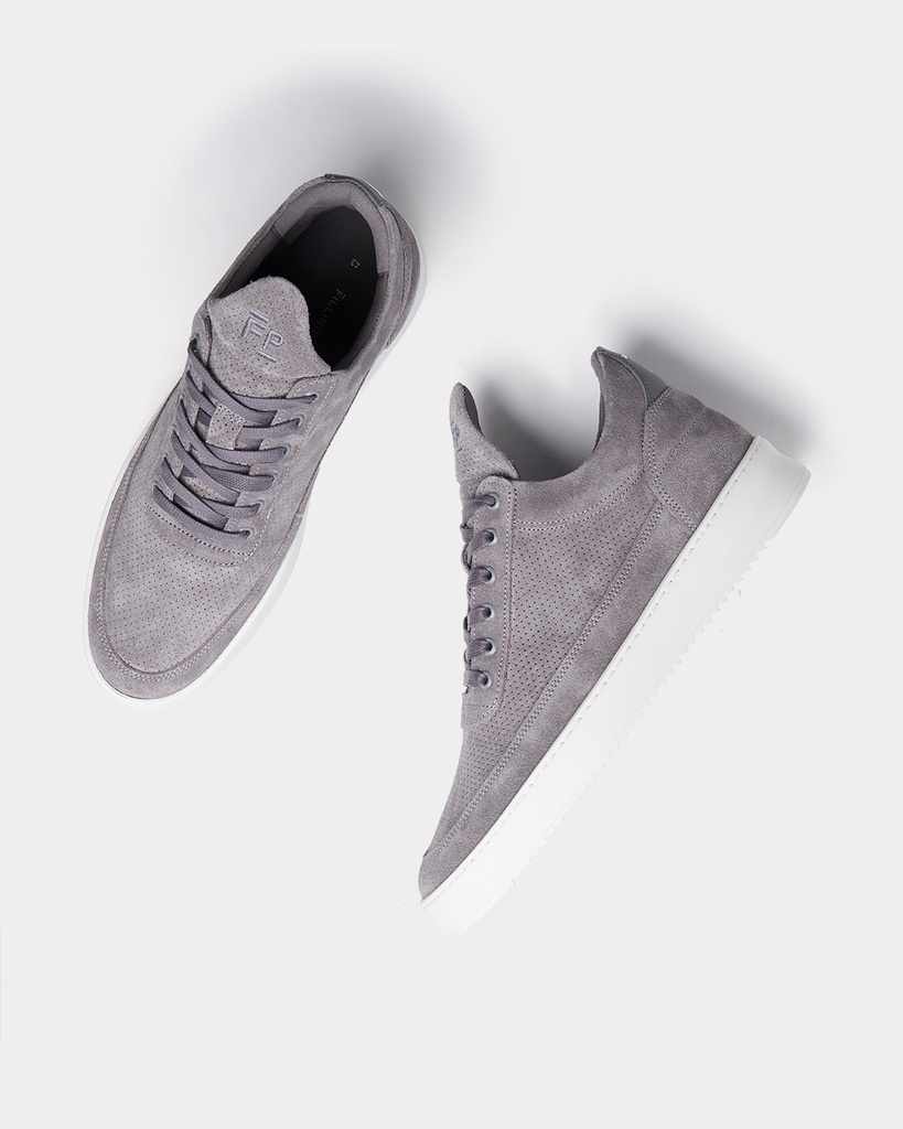 LOW TOP PERFORATED GREY