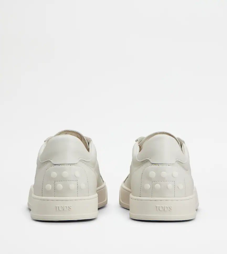 TOD'S OFF WHITE ELASTICO SNEAKERS