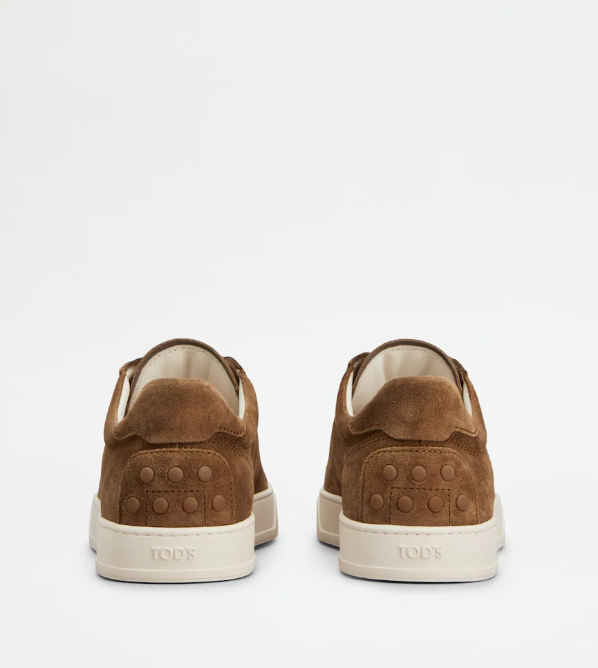 TOD'S SUEDE BROWN SNEAKERS