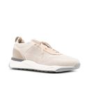 MEN’S BEIGE STRETCH KNIT SNEAKER
