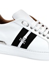 LEATHER LO-TOP SNEAKERS STRIPES