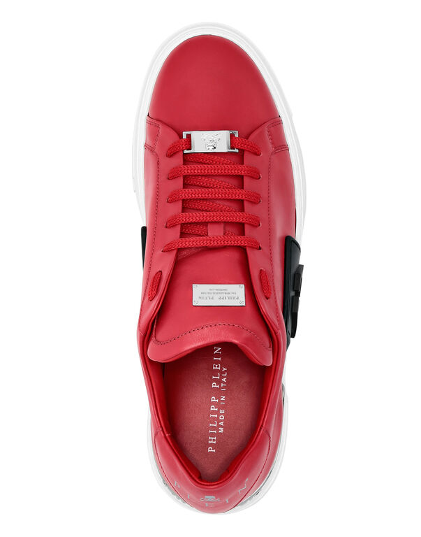 PHANTOM KICK$ LO-TOP LEATHER HEXAGON RED